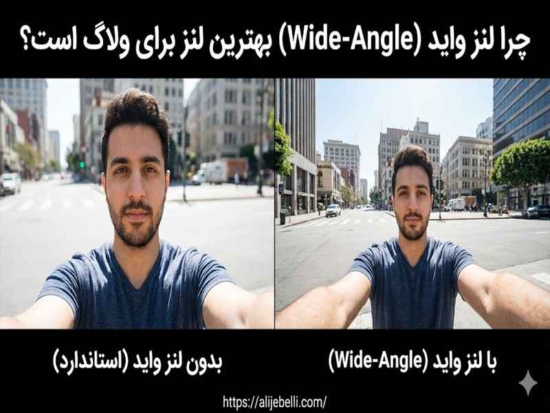 چرا لنز واید (Wide-Angle) بهترین لنز برای ولاگ است؟